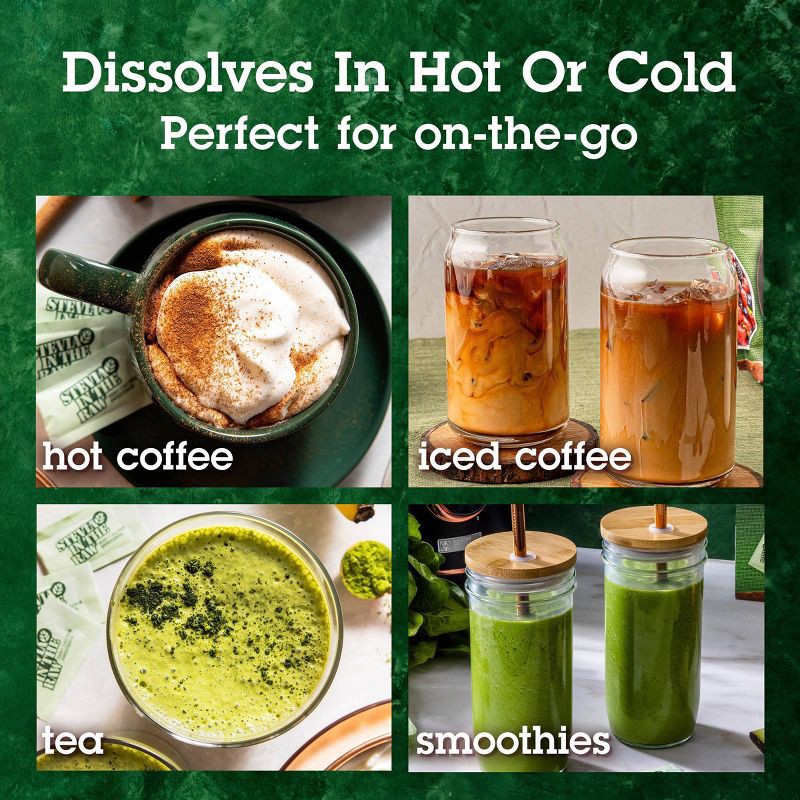 slide 6 of 7, In The Raw Stevia Zero-Calorie Sweetener Sugar Substitutes - 4.4oz/125ct, 4.4 oz, 125 ct