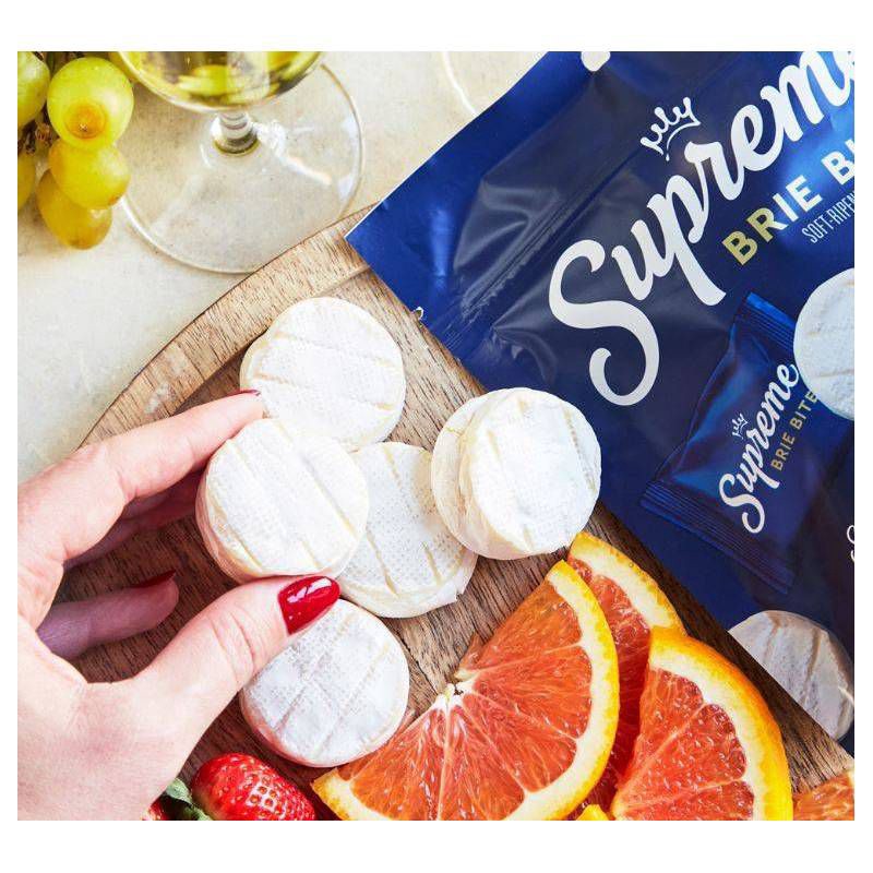 slide 3 of 7, Supreme Brie Bites Brie Cheese - 4.4oz/5ct, 5 ct; 4.4 oz