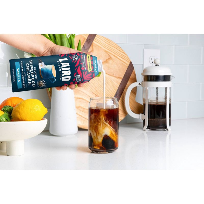slide 2 of 4, Laird Superfood Vanilla Coffee Creamer - 25.4 fl oz, 25.4 fl oz