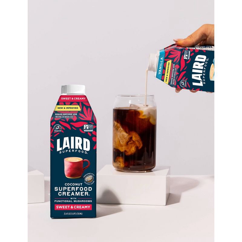 slide 4 of 4, Laird Superfood Vanilla Coffee Creamer - 25.4 fl oz, 25.4 fl oz