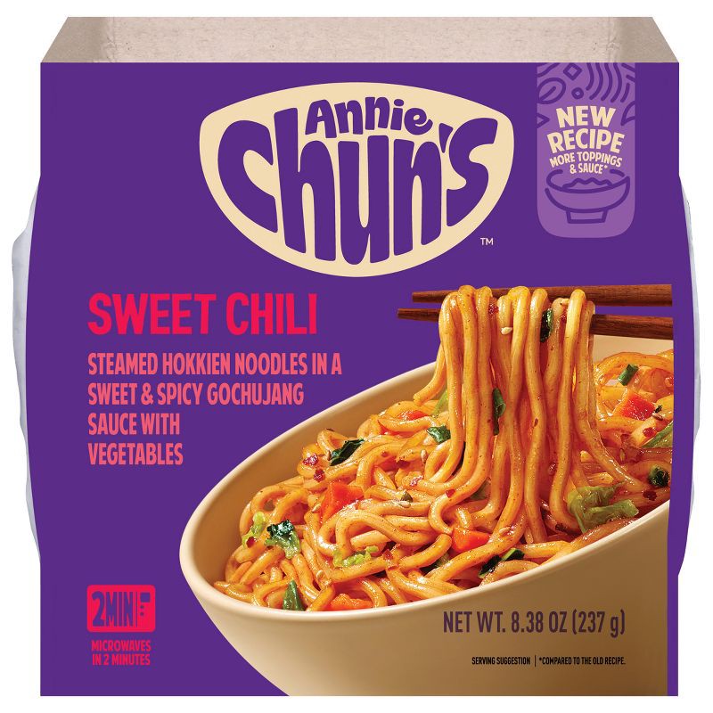 slide 1 of 12, Annie Chuns Korean-Style Sweet Chilli Noodle Bowl - 8.38oz, 8.38 oz
