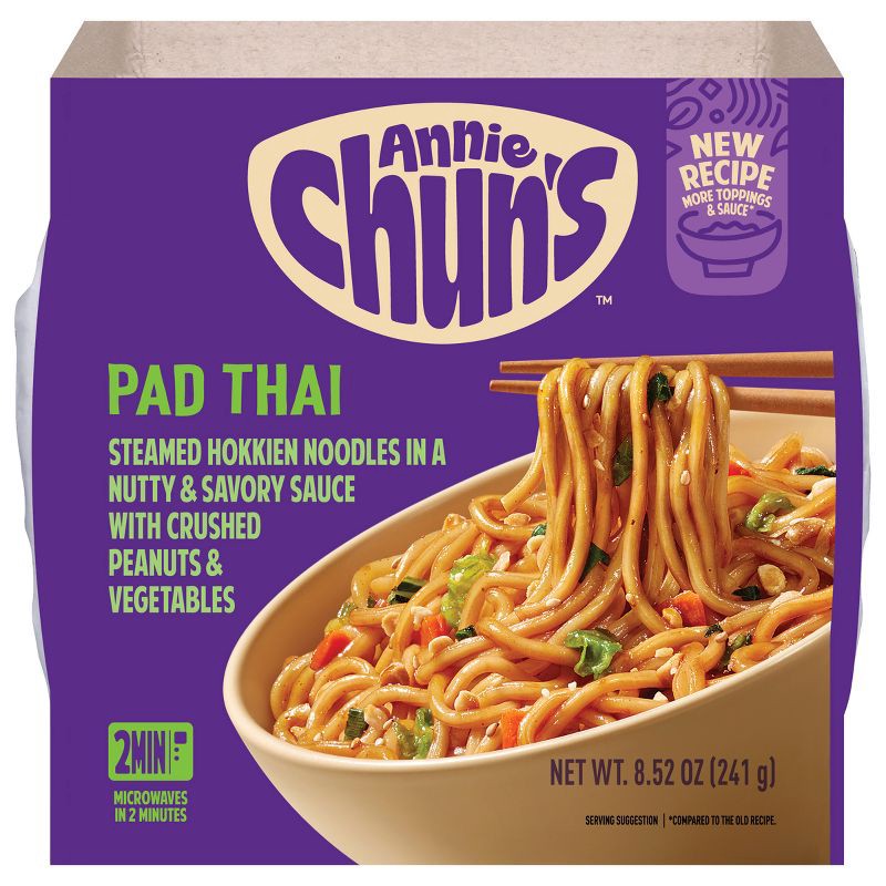 slide 1 of 12, Annie Chuns Thai-Style Pad Thai Noodle Bowl - 8.52oz, 8.52 oz