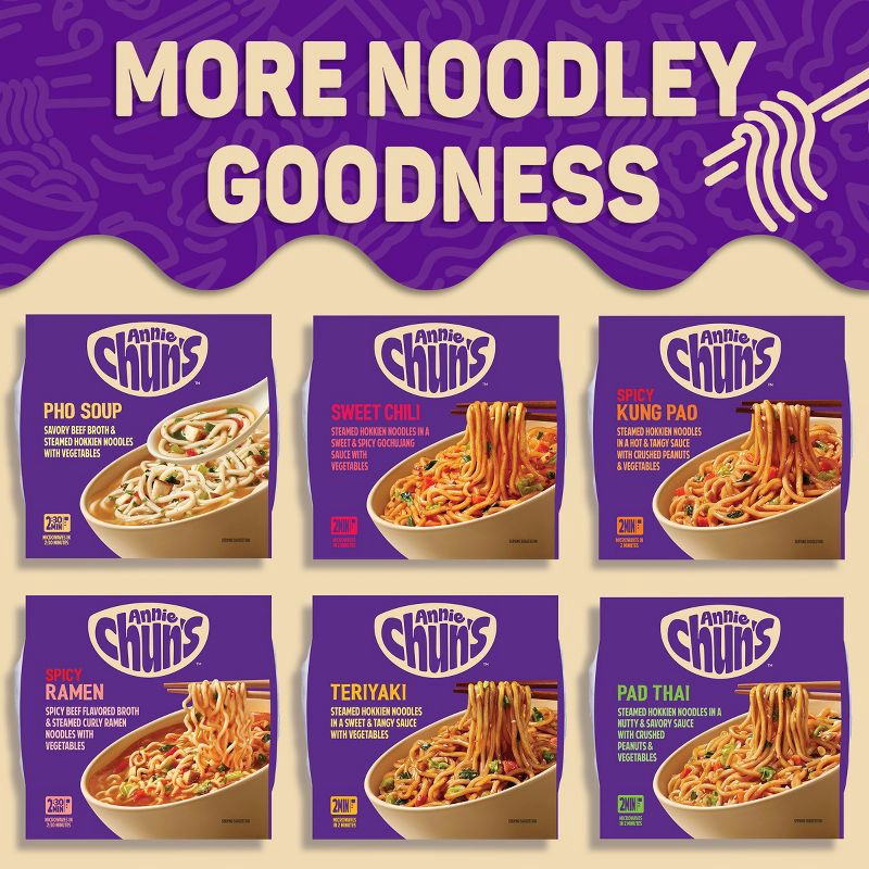 slide 10 of 12, Annie Chuns Thai-Style Pad Thai Noodle Bowl - 8.52oz, 8.52 oz