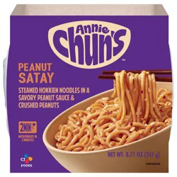 Annie Chuns Peanut Satay Noodle Bowl - 8.71oz