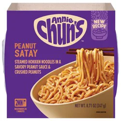 Annie Chuns Peanut Satay Noodle Bowl - 8.71oz