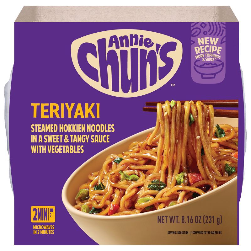 slide 1 of 12, Annie Chuns Japanese-Style Teriyaki Noodle Bowl - 8.16oz, 8.16 oz