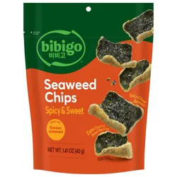Bibigo Spicy Seaweed Chips - 1.41oz