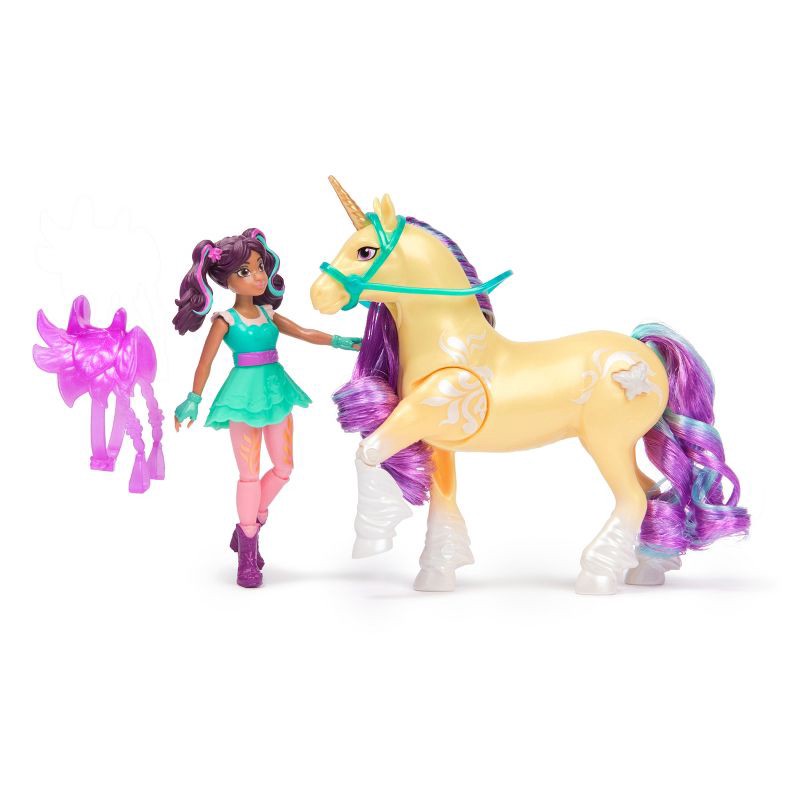 slide 2 of 6, Unicorn Academy Ava & Plant Magic Leaf Small Doll, 1 ct