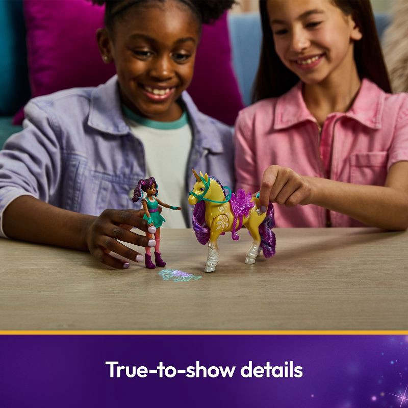 slide 5 of 6, Unicorn Academy Ava & Plant Magic Leaf Small Doll, 1 ct