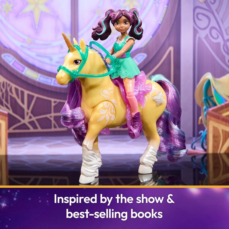 slide 6 of 6, Unicorn Academy Ava & Plant Magic Leaf Small Doll, 1 ct