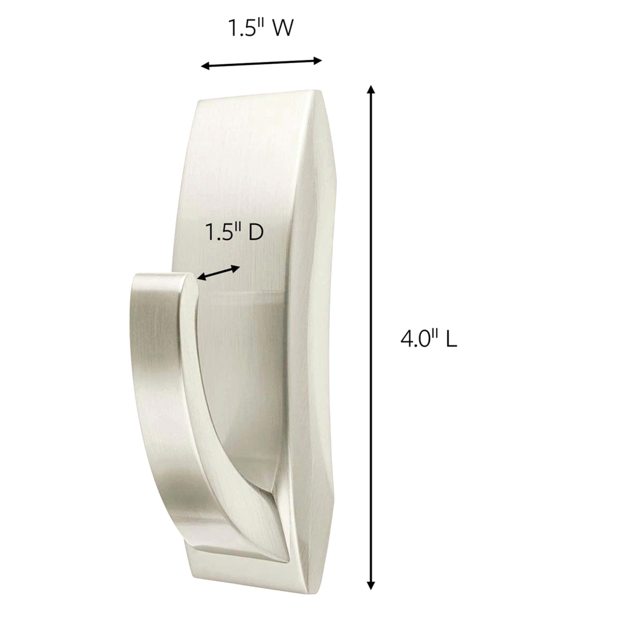 slide 2 of 29, Command Modern Reflections Hook With Water-Resistant Strips Large, 1 ct