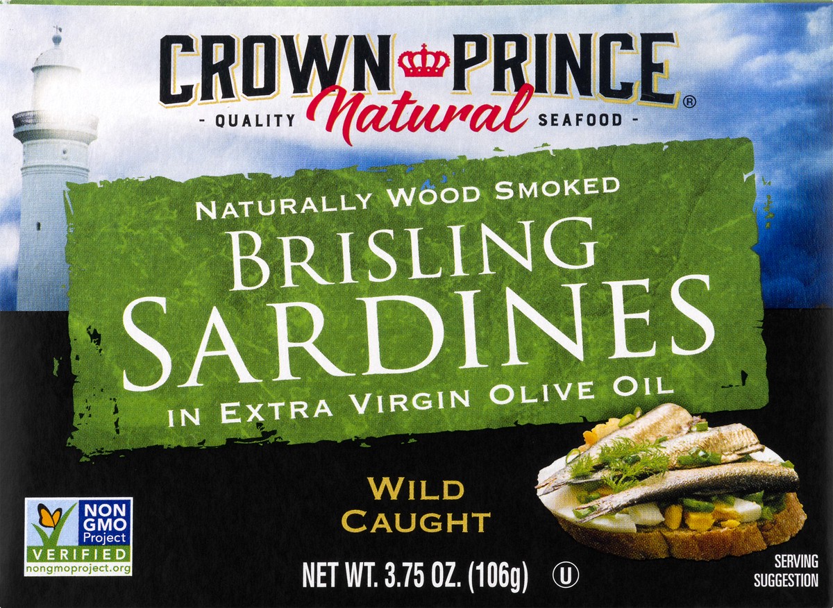 slide 1 of 12, Crown Prince Natural Sardines 3.75 oz, 3.75 oz