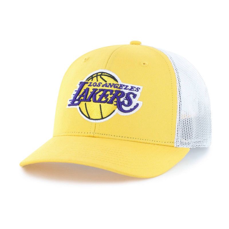 slide 1 of 2, NBA Los Angeles Lakers Trucker Mesh Back Baseball Hat, 1 ct