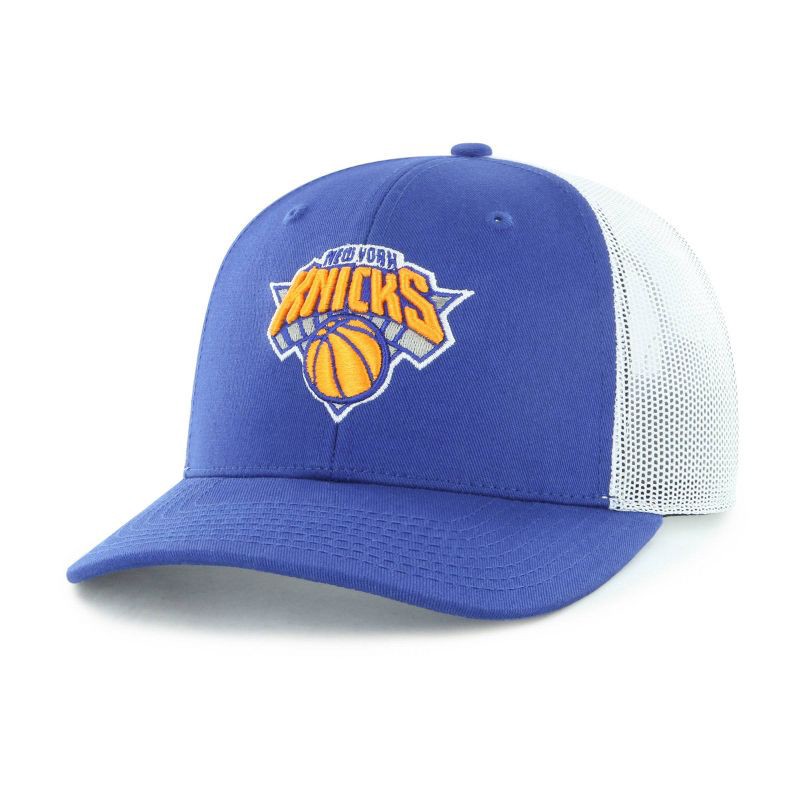 slide 1 of 2, NBA New York Knicks Trucker Mesh Back Baseball Hat, 1 ct