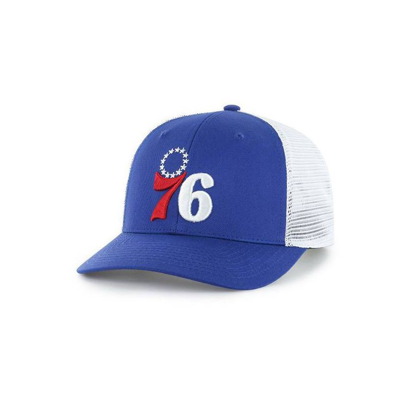 slide 1 of 2, NBA Philadelphia 76ers Trucker Mesh Back Baseball Hat, 1 ct
