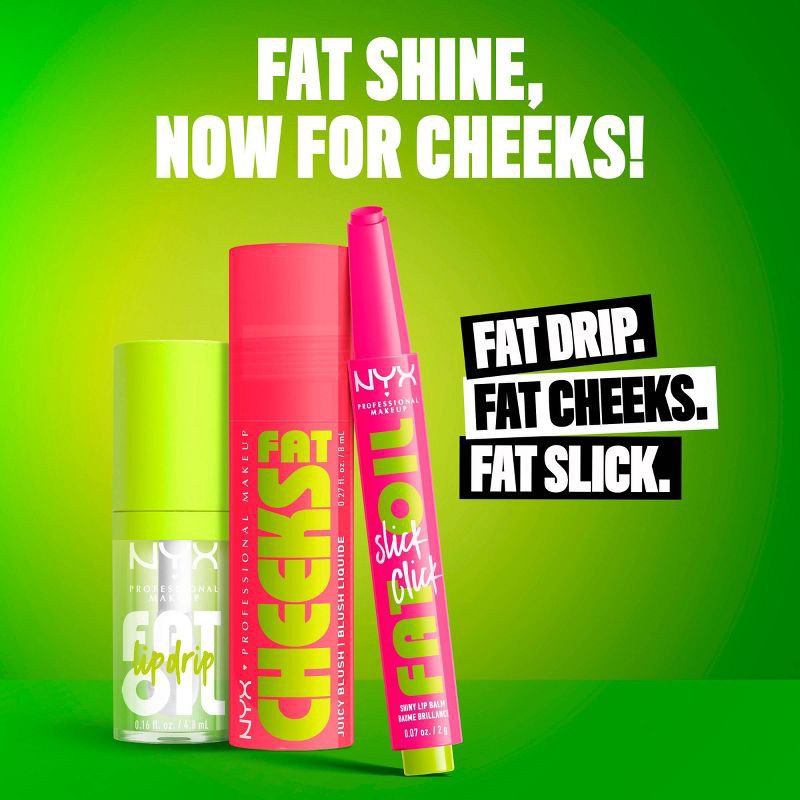 slide 9 of 10, NYX Professional Makeup Fat Cheeks Juicy Liquid Blush - Fig Fizz - 0.27 fl oz, 0.27 fl oz