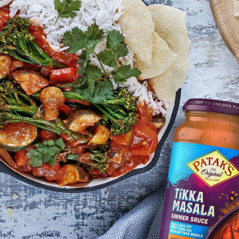 slide 4 of 4, Patak's Less Fat Tikka Masala Cooking Sauce - 15oz, 15 oz