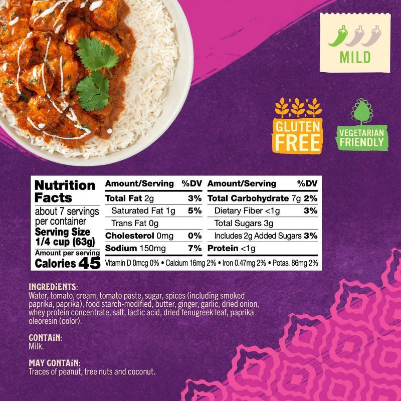 slide 2 of 6, Patak's Less Fat Butter Chicken Cooking Sauce - 15oz, 15 oz