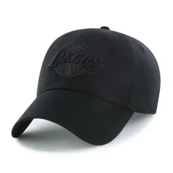 NBA Los Angeles Lakers Black Tonal Clean Up Baseball Hat