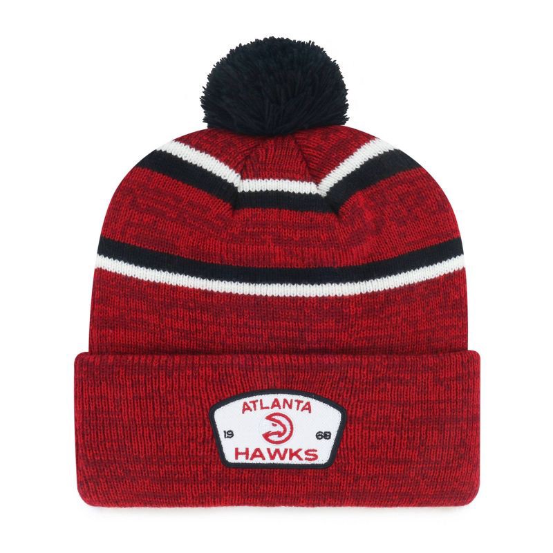 slide 1 of 2, NBA Atlanta Hawks Couliour Knit Beanie with Pom, 1 ct