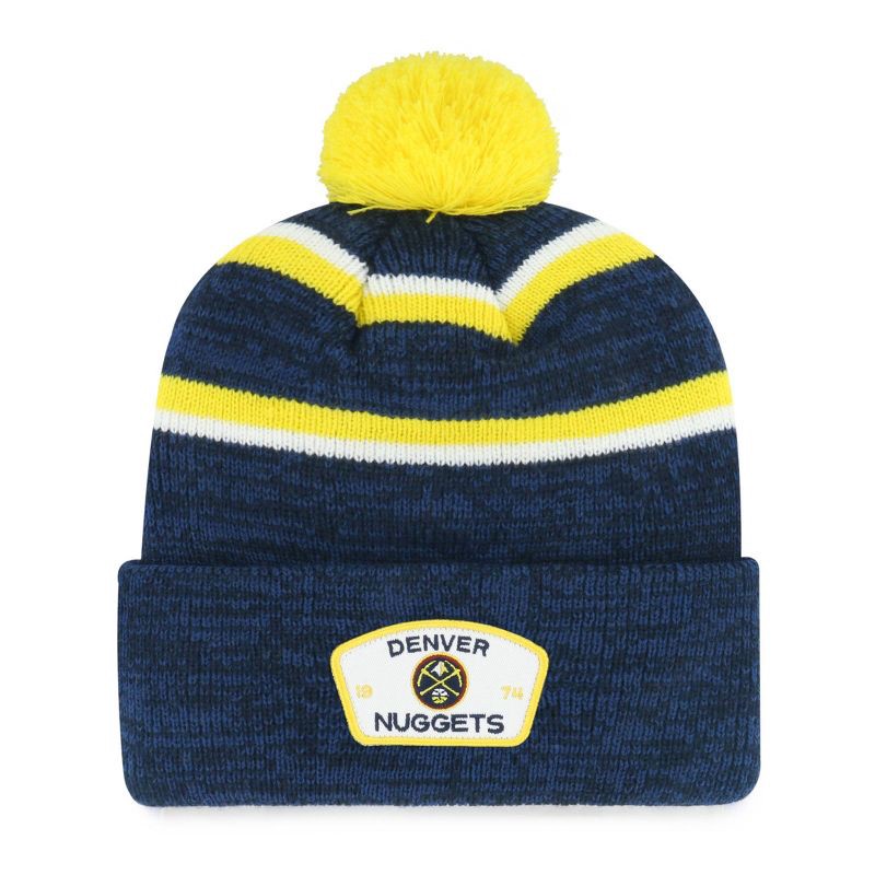 slide 1 of 2, NBA Denver Nuggets Couliour Knit Beanie with Pom, 1 ct
