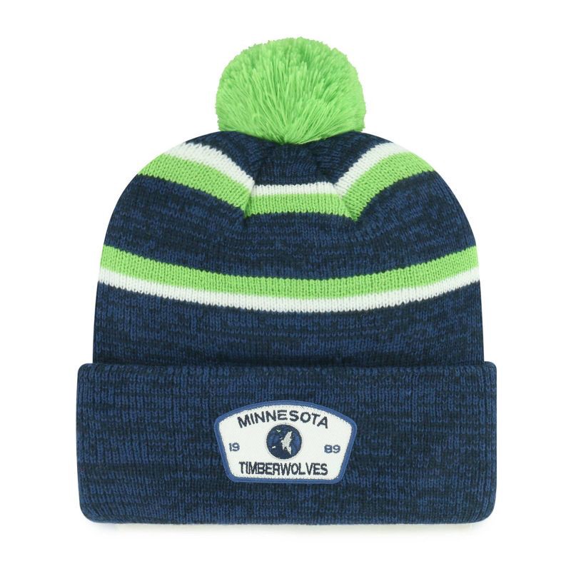 slide 1 of 2, NBA Minnesota Timberwolves Couliour Knit Beanie with Pom, 1 ct