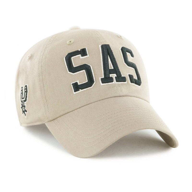slide 2 of 3, NBA San Antonio Spurs Khaki Clique Baseball Hat, 1 ct