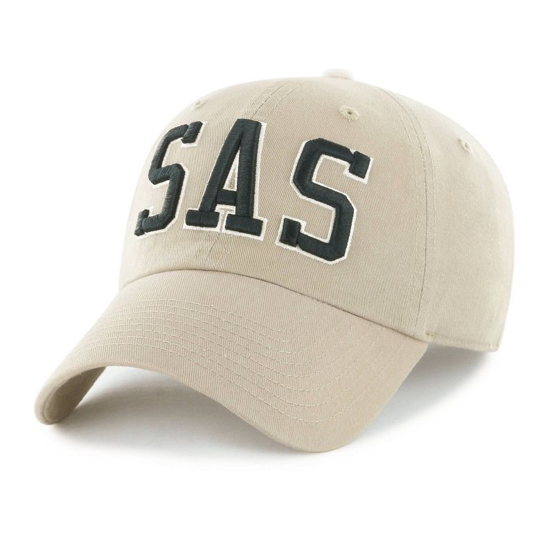 slide 1 of 3, NBA San Antonio Spurs Khaki Clique Baseball Hat, 1 ct