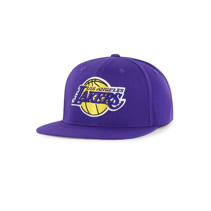 slide 1 of 2, NBA Los Angeles Lakers Two Tone Flat Bill Snapback Baseball Hat, 1 ct