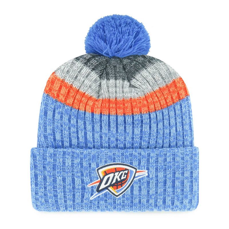 slide 1 of 2, NBA Oklahoma City Thunder Flurry Knit Beanie with Pom, 1 ct