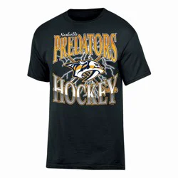 NHL Nashville Predators Men's Short Sleeve Black T-Shirt - M