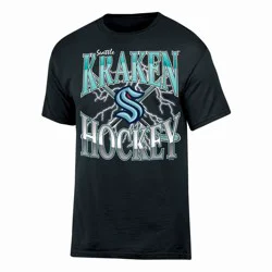 NHL Seattle Kraken Men's Short Sleeve Black T-Shirt - M