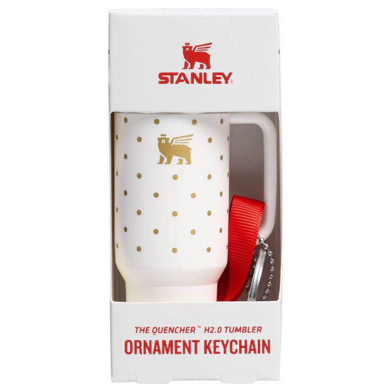 slide 4 of 4, Stanley Ornament Keychain Frost Polka Dots, 1 ct