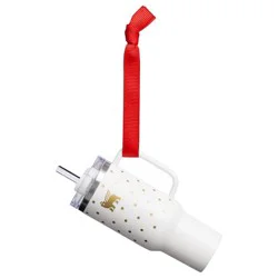 Stanley Ornament Keychain Frost Polka Dots