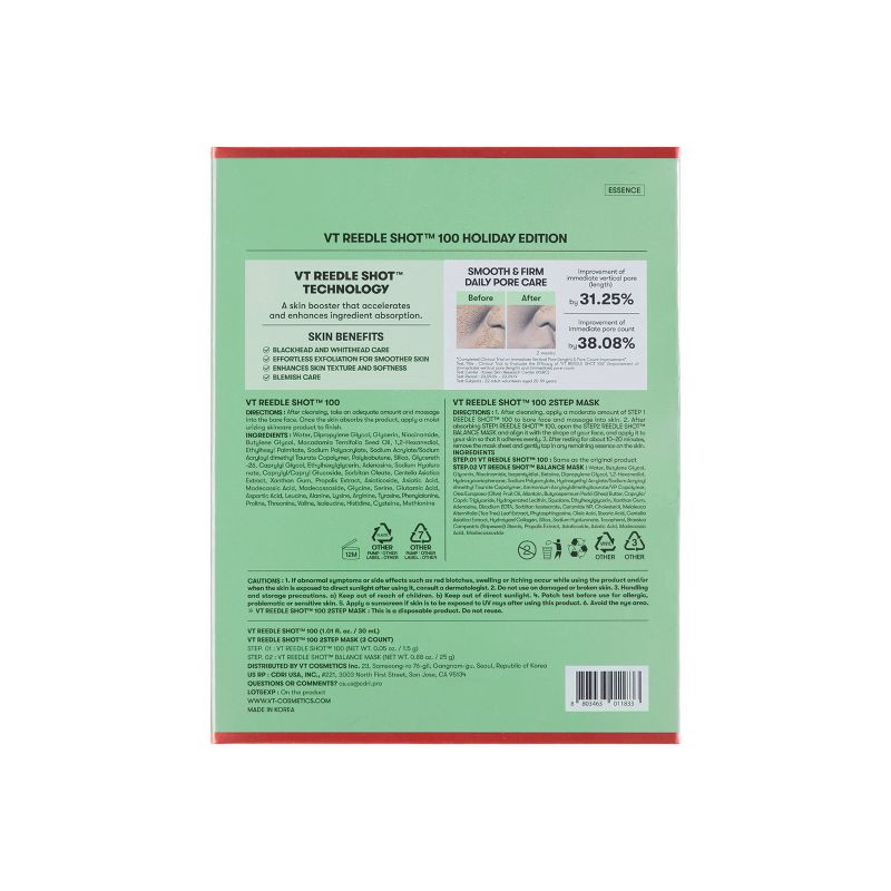 slide 2 of 9, VT Cosmetics Reedle Shot 100 Holiday Edition Gift Set - 4pc, 4 ct