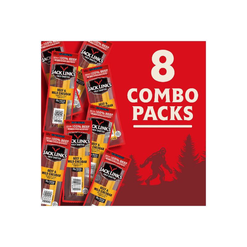 slide 10 of 10, Jack Link's Cold Crafted Beef and Cheddar Cheese - 12oz/8ct, 8 ct; 12 oz