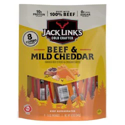 Jack Link's Cold Crafted Beef and Cheddar Cheese - 12oz/8ct
