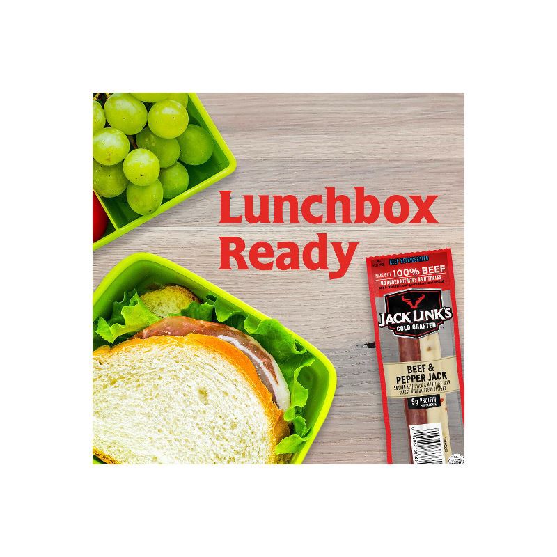 slide 7 of 9, Jack Link's Cold Crafted Beef and Pepper Jack Cheese - 12oz/8ct, 8 ct; 12 oz