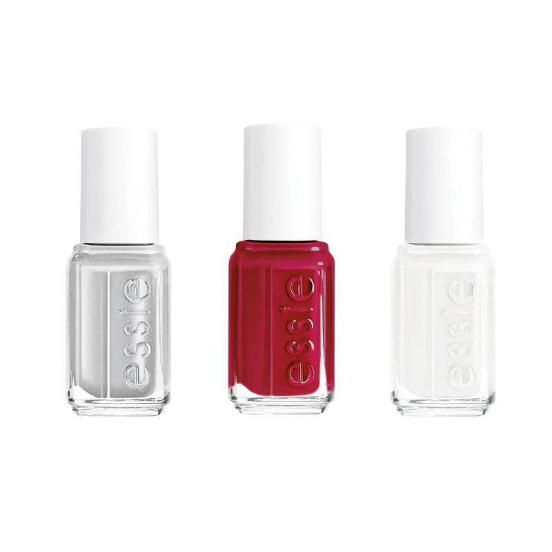 slide 2 of 9, essie candy cane chrome mini nail polish set Vegan Nail Polish Trio - 3pc, 3 ct