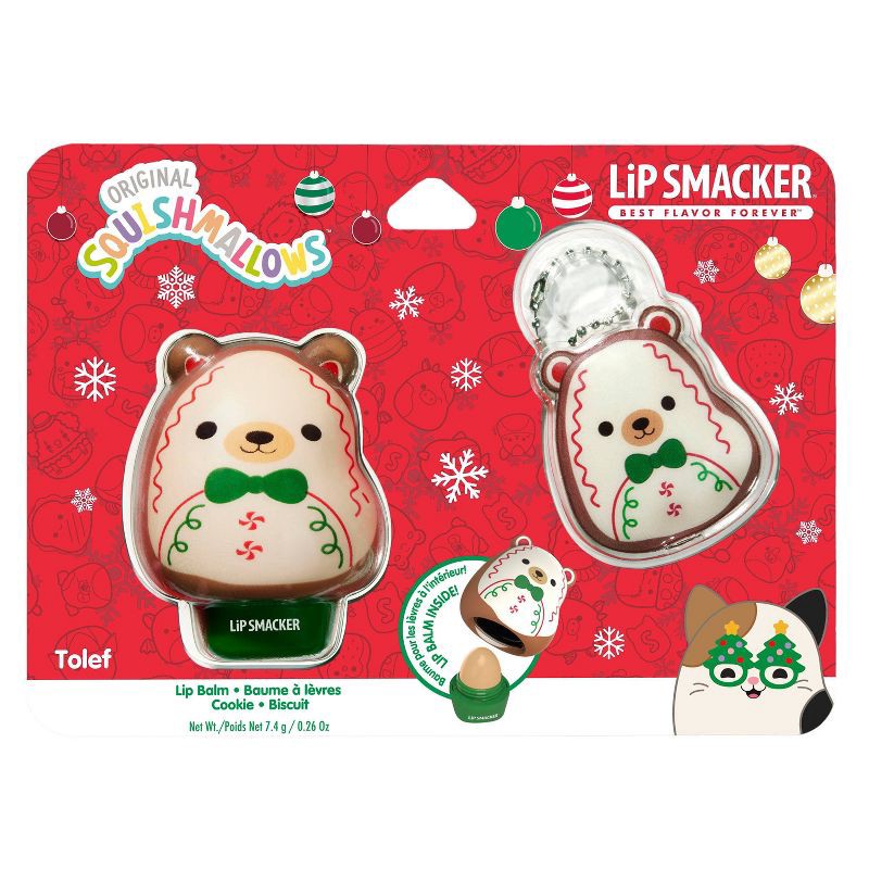 slide 5 of 6, Lip Smacker Squishmallow Lip Balm & Charm - Tolef - 0.2oz, 0.2 oz