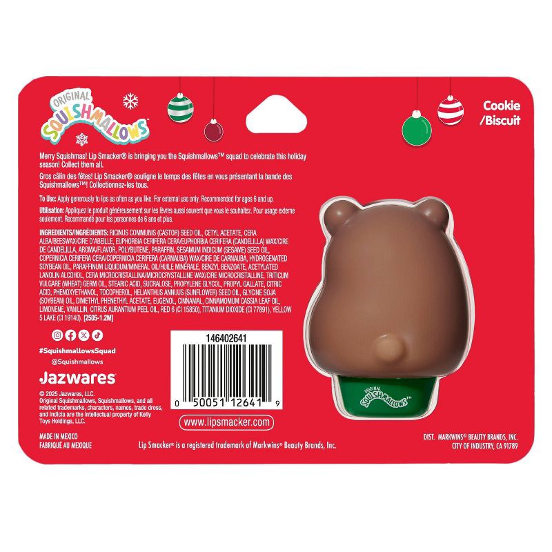 slide 6 of 6, Lip Smacker Squishmallow Lip Balm & Charm - Tolef - 0.2oz, 0.2 oz