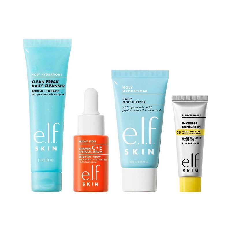 slide 2 of 10, e.l.f. SKIN Wake the e.l.f. Up! Skincare Holiday Gift Kit - 4ct, 4 ct