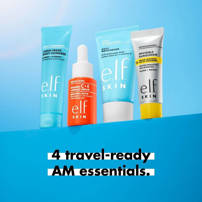 slide 8 of 10, e.l.f. SKIN Wake the e.l.f. Up! Skincare Holiday Gift Kit - 4ct, 4 ct