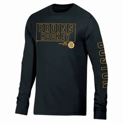 NHL Boston Bruins Men's Long Sleeve Dark T-Shirt - M