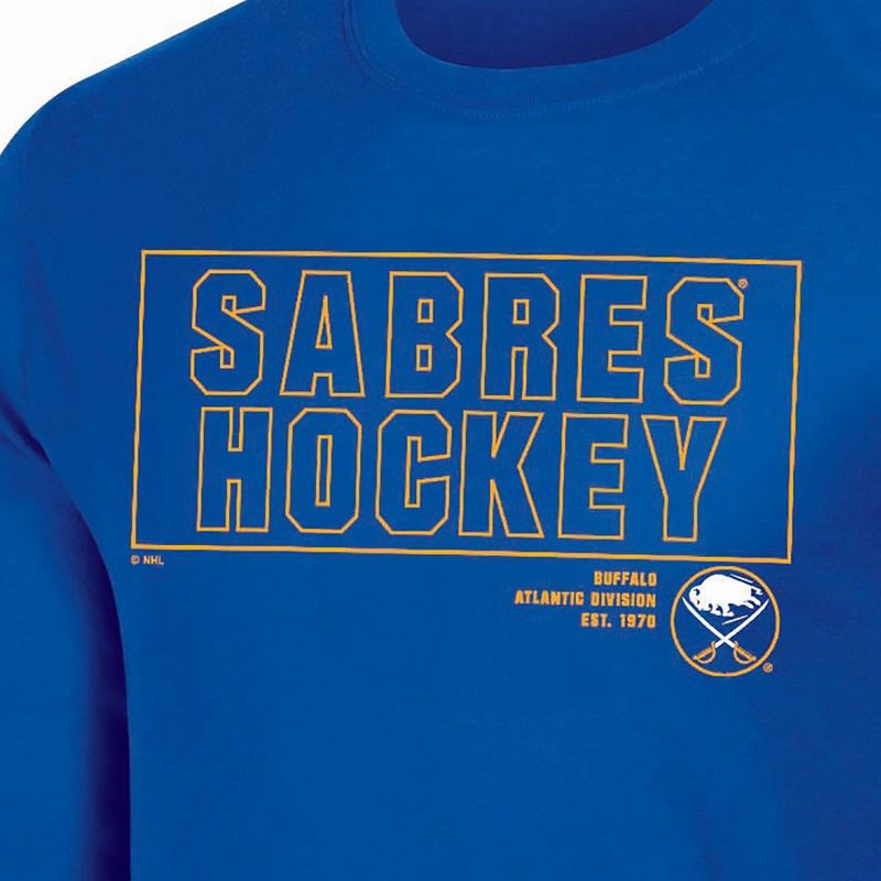 slide 3 of 3, NHL Buffalo Sabres Men's Long Sleeve Dark T-Shirt - XXL, 1 ct