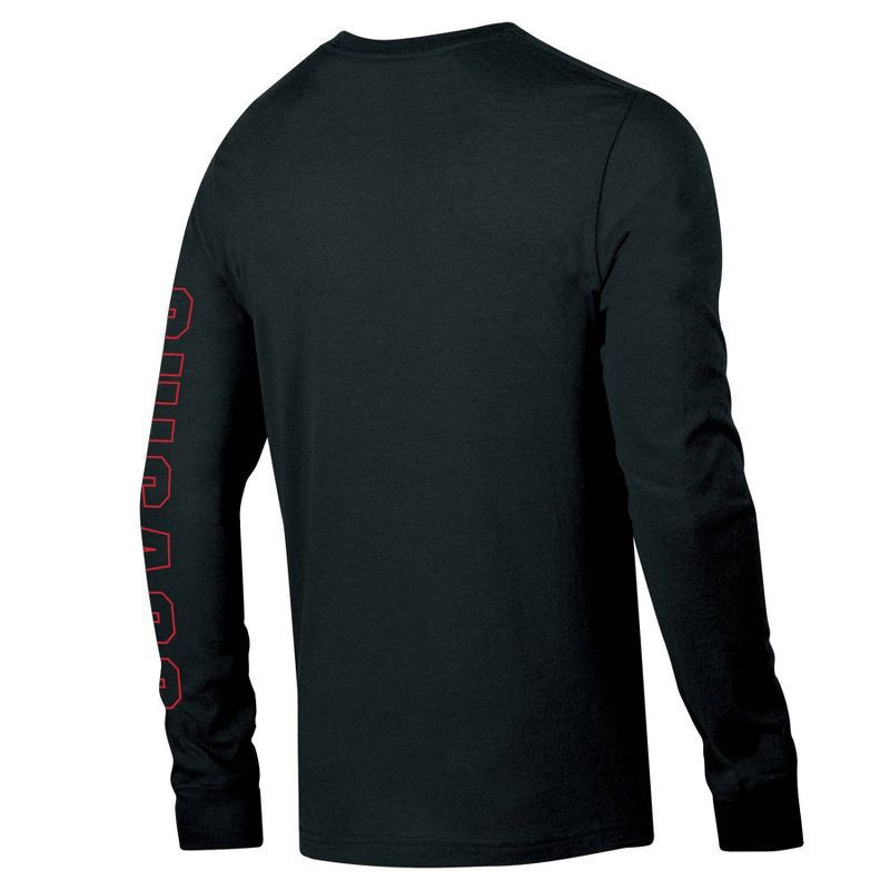 slide 2 of 3, NHL Chicago Blackhawks Men's Long Sleeve Dark T-Shirt - S, 1 ct