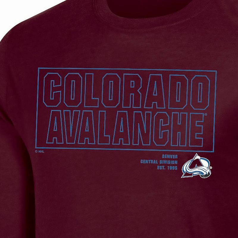slide 3 of 3, NHL Colorado Avalanche Men's Long Sleeve Dark T-Shirt - XXL, 1 ct