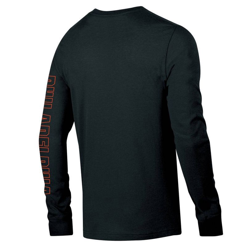 slide 2 of 3, NHL Philadelphia Flyers Men's Long Sleeve Dark T-Shirt - S, 1 ct