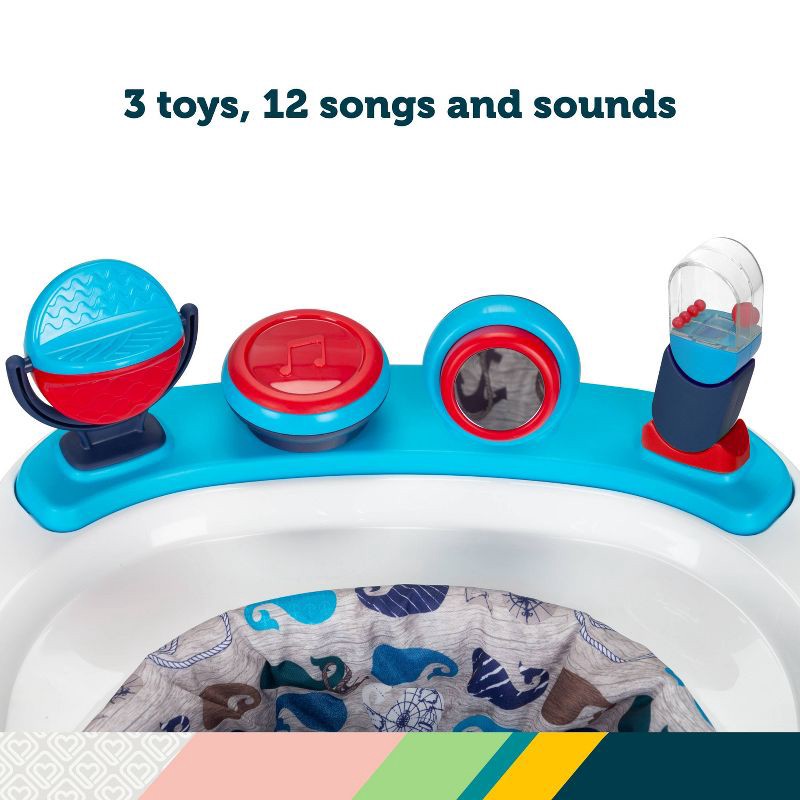 slide 3 of 12, Safety 1st Ready Set Walk DX Developmental Baby Walker - Pom Pom 2, 1 ct