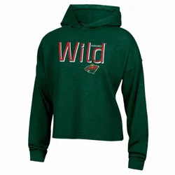 NHL Minnesota Wild Women's Dark Fleece Hooded Sweatshirt - M